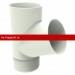 GLC PVC 152/100 Тройник трубы, белый RAL 9010