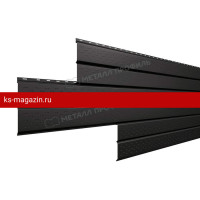 Софит МеталлПрофиль Lбрус-15х240 (VALORI-20-DarkGrey-0.5) /1 шт/
