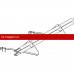Снегозадержатель ROOFsystems PRESTIGE ZN 45*25 (овал), 1,2м натур. RAL 6005