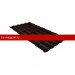 Металлочерепица кредо 0,5 Satin Matt TX RAL 8017 шоколад