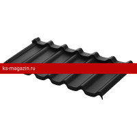 Модульная металлочерепица AquaSystem Стокгольм XXL 1185х475 мм Pural BT Matt 0,5мм RR 33