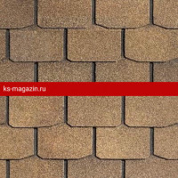 Гибкая черепица Шинглас (Shinglas) Модерн (Золотая дюна) /1 кв.м/