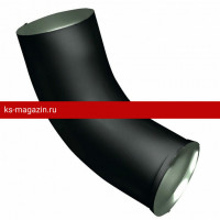Колено стока Optima Matt 90мм RAL 9005