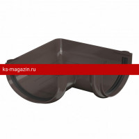 Угол желоба 90° Технониколь Оптима (Темно-коричневый) /1 шт/