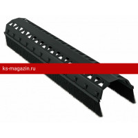 Eurovent AIR FLEX S Аэроэлемент конька, ПВХ 75mm x 1m, RAL8019
