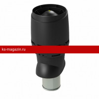 Vilpe (Вилпе) FLOW XL- 200/ИЗ/500 вент. выход с колпаком (Черный) /1 шт/
