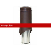 Выход вентиляции Krovent (Кровент) Pipe-VT 150/700 is (Коричневый) /1 шт/