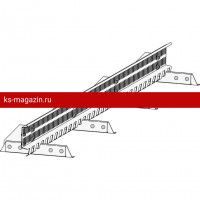Снегозадержатель ROOFsystems PRESTIGE решетчатый, 2,5м ФАЛЬЦ RAL 3005