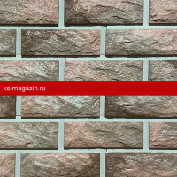 Фиброцементная панель Каньон Сколотый кирпич цвет 41