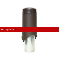 Выход вентиляции Krovent (Кровент) Pipe-VT 150 (Коричневый) /1 шт/