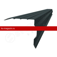 Планка торцевая фигурная 90х115х2000 Stynergy (Стинержи) (CORUNDUM50-7016-0.5) /1 шт/