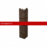 Угол наружный ТехноНИКОЛЬ Песчаник (Темно-коричневый) /1 шт/