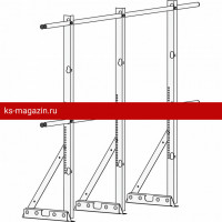 Ограждение ROOFsystems ECONOM d-25 (круг) H-1200/3,0м фальц ТУ RAL3005