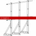 Ограждение ROOFsystems ECONOM d-25 (круг) H-1200/3,0м фальц ТУ RAL3005