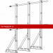 Ограждение ROOFsystems ECONOM d-25 (круг) H-1200/3,0м фальц ТУ RAL3005