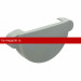 GLC PVC 152/100 Заглушка желоба универсальная, белый RAL 9010