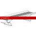 Мостик кровельный ROOFsystems PRESTIGE 360 1,2м Композит RAL 9005