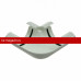 GLC PVC 152/100 Спец. угол менее 90 гр, белый RAL 9010