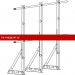 Ограждение ROOFsystems ECONOM d-25 (круг) H-1200/3,0м фальц ТУ RAL7024
