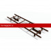 Комплект лестница кровельная Borge 1,8 м, серо-коричневый (RR 32)