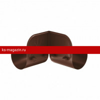 Aquasystem PUrus 150/100 Ограничитель перелива угловой 200х200мм RAL 8017