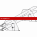 Снегозадержатель ROOFsystems PRESTIGE ZN 45*25 (овал), 3м Фальц-америка (1,5") RAL 8017