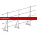 Ограждение ROOFsystems PRESTIGE ZN H-1200/3,0м 4 трубы NEXT фальц RAL9005