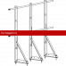 Ограждение ROOFsystems ECONOM d-25 (круг) H-1200/3,0м универ ТУ RAL7024