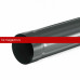 Труба водосточная L=1.0 m Aquasystem Comfort (Аквасистем) PE 125/90 L=3.0 м RAL9005 1 шт.