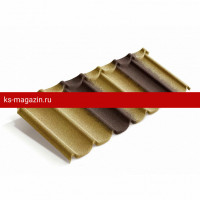 Композитная черепица Metrotile (Метротайл) MetroMistral (Цедар-браун) /лист/