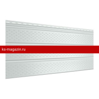 Софит UPLAST (Ю-пласт) ПРОФ перфорированный (Белый) (под заказ) /1 шт/