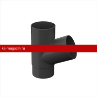 Тройник Galeco (Галеко) PVC 152/100 (Черный) /1 шт/