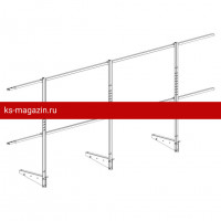 Перила к мостику кровельному ROOFsystems PRESTIGE H-900 3м RAL 3005