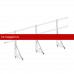 Ограждение ROOFsystems ECONOM d-25 (круг) H-600/3,0м NEXT ТУ (Т-обр. Опора) RAL6005