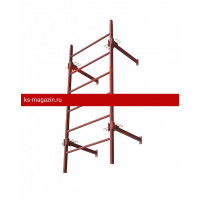 Секция пожарной лестницы Borge 800, 3м, оцинк., красное вино (RAL 3005)