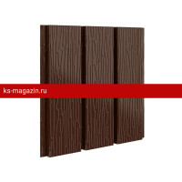 Софит без перфорации Aquasystem (Аквасистем) 303х2400мм ПЭ (RAL 8017 фактурный) /1 шт/