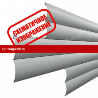 Сайдинг МеталлПрофиль Woodstock-Т-28х330 (ECOSTEEL_T-01-ЗолотойДуб-0.5) /1 шт/