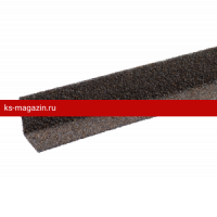 Уголок металлический внутренний ТехноНИКОЛЬ HAUBERK (Хауберк) (Сланец) /1 шт/