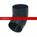 GLC PVC 152/100 Колено трубы 67 град., RAL 7024 серый графит