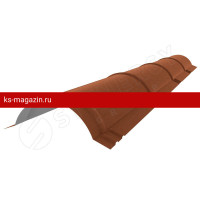 Конек полукруглый малый R80х2000 Stynergy (Стальной Бархат-8004-0.5)