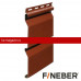 Сайдинг FineBer (Файнбер) Standart Extra Acrylic 3,66м (Бордо) /панель/