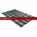 Металлочерепица кредо 0,5 Satin Matt TX RAL 7016 антрацитово-серый