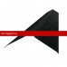 Конек плоский фигурный 120х15х25х15х120х2000 Stynergy (Стинержи) (CORUNDUM50Matt-9005-0.5) /1 шт/