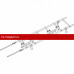 Лестница кровельная ROOFsystems PRESTIGE ZN600 1,8м NEXT Фальц RAL 3005