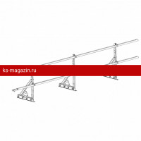 Ограждение ROOFsystems PRESTIGE ZN H-600/3,0м 2 трубы CLICK фальц RAL6005