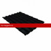 Металлочерепица классик 0,5 Satin Matt TX RAL 9005 черный