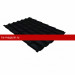 Металлочерепица классик 0,5 Satin Matt TX RAL 9005 черный