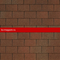 Гибкая черепица Tegola Toscana UNICA Terracotta 406 2.9м2