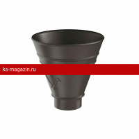 AS PUrus MATT 125/90 Воронка водосборная круглая, 1 шт/уп., RAL 9005