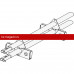Снегозадержатель ROOFsystems PRESTIGE ZN 45*25 (овал), 1,2м SINGLE ФАЛЬЦ RAL 8017